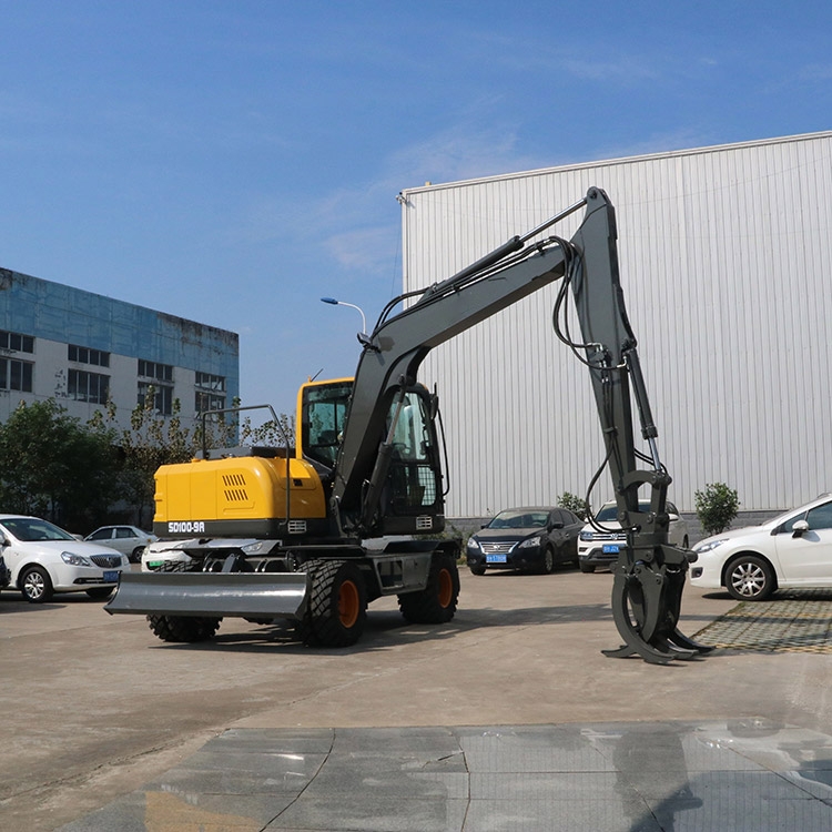 100型輪式抓木機  