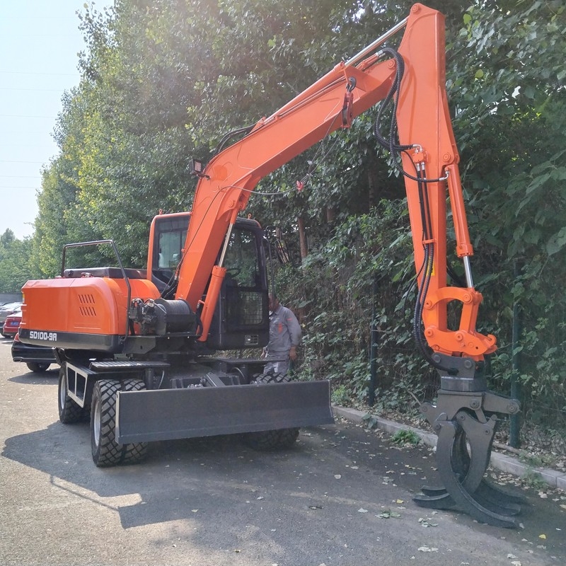 100型輪式抓木機